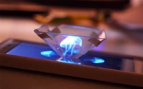 Transparent Rear Holographic Projection Film 3d Screen For Window Display